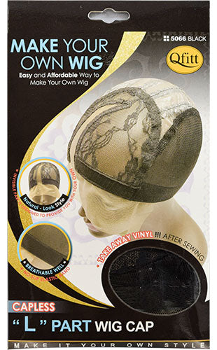 Qfitt Capless Wig Cap(L)#Q5066Black-dz