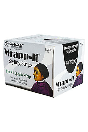 Sanek Wrapp-It [Black] (40strips/bx) #37150 -bx