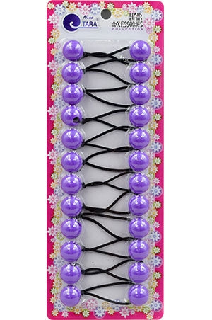 Tara Bubble Round #9296 Purple (15mm) [12/pk] -pc