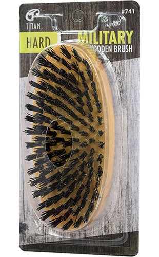 Titan Military Wooden Brush-Hard #741 -pc