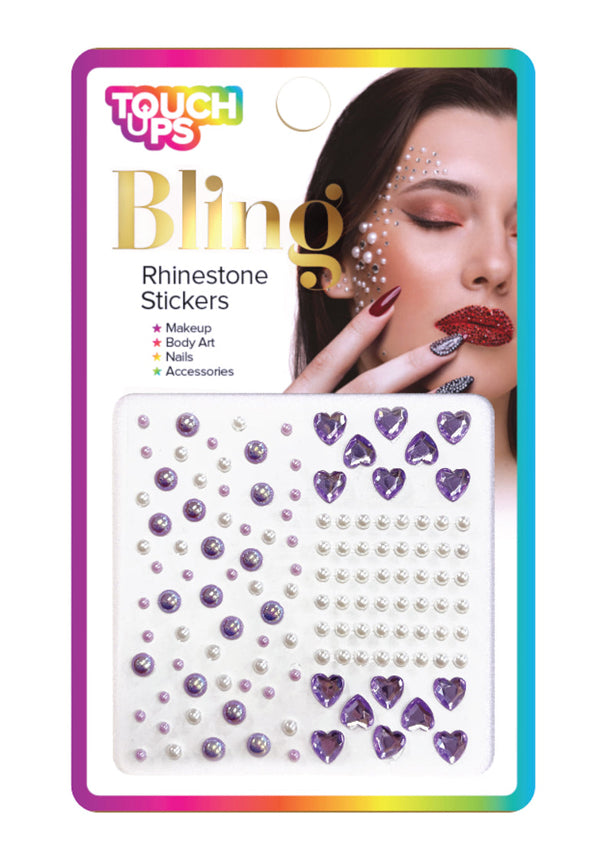 TouchUps Rhinestone Stickers Purple Mix1 #BLG012 -dz
