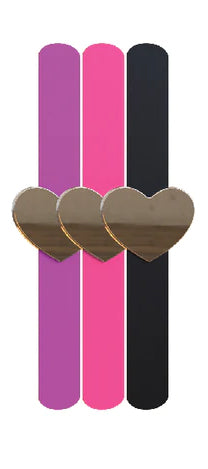 [TOU] Touch Ups Magnetic Wristband Bracelet- Heart #TMW002-pk