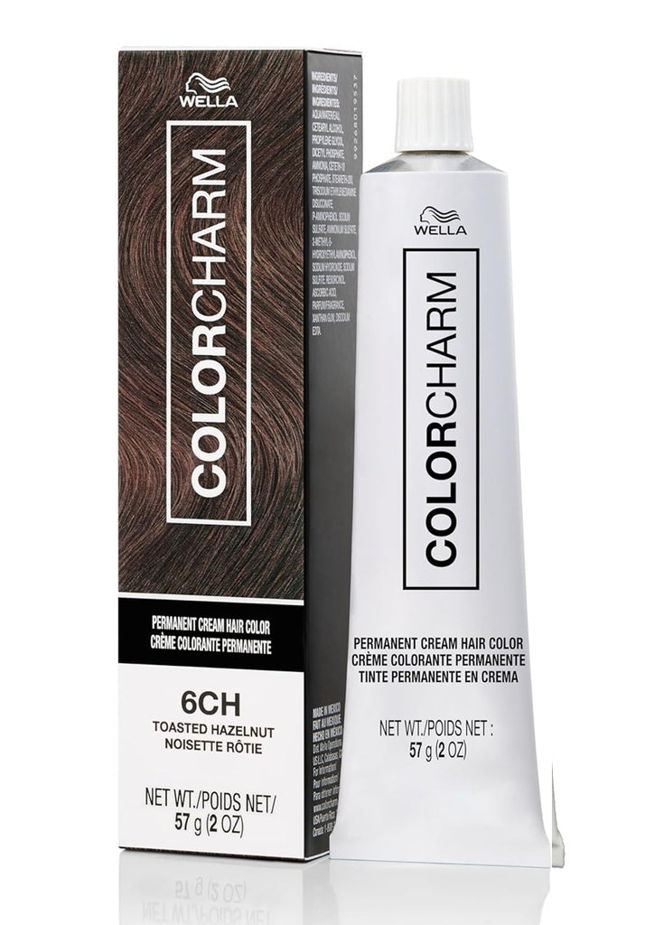 Wella Color Charm Cr������me Hair Color #6CH (Toasted Hazelnut) -pc