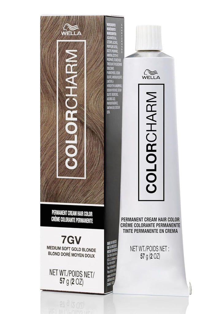 Wella Color Charm Cr������me Hair Color #7GV (Medum Soft Gold Blonde) -pc