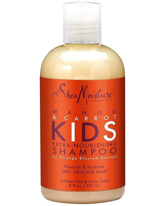 White Smoke SHEA MOISTURE Kids Mango &amp; Carrot Extra-Nourishing Shampoo (8oz)