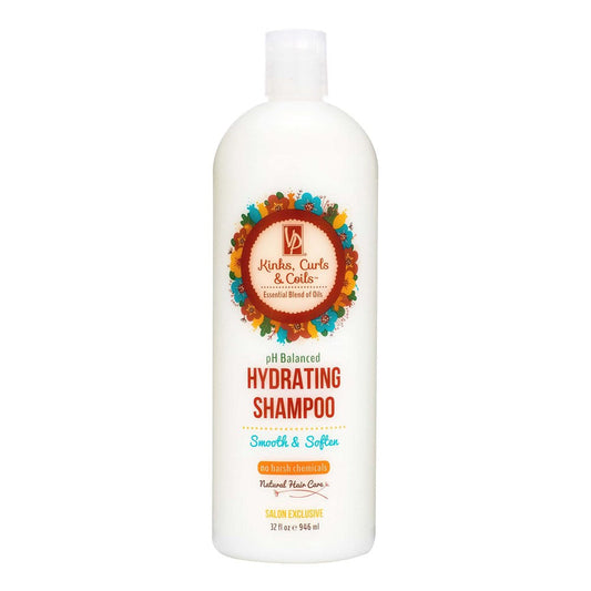 White Smoke VITALE PRO Kinks, Curls &amp; Coils PH Balanced Hydrating Shampoo (32oz)