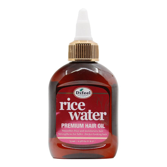 White Smoke Difeel (Sunflower)  Rice Water Premium Hair Oil (2.5oz)