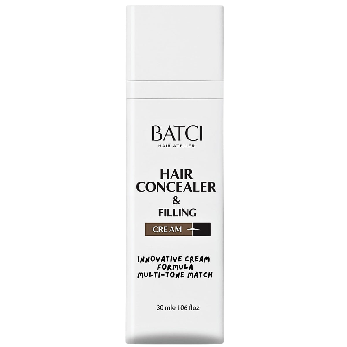 Lavender Batci Hair Concealer Cream for Thinning Hair & Bald Spots - Non-Fiber Scalp Concealer Root Touch-Up for Men & Women, Sweat/Water Resistant, One Shade for Black Brown & Grey Hair 1 fl oz (30ml)