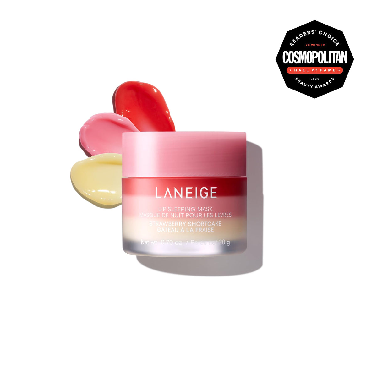 White Smoke LANEIGE Berry Sweet Lip Trio Set