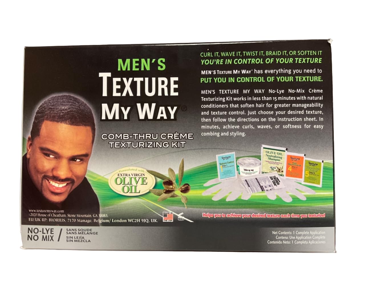 Black Africas Best Organic Texture My Way Kit For Men (Pack of 2)