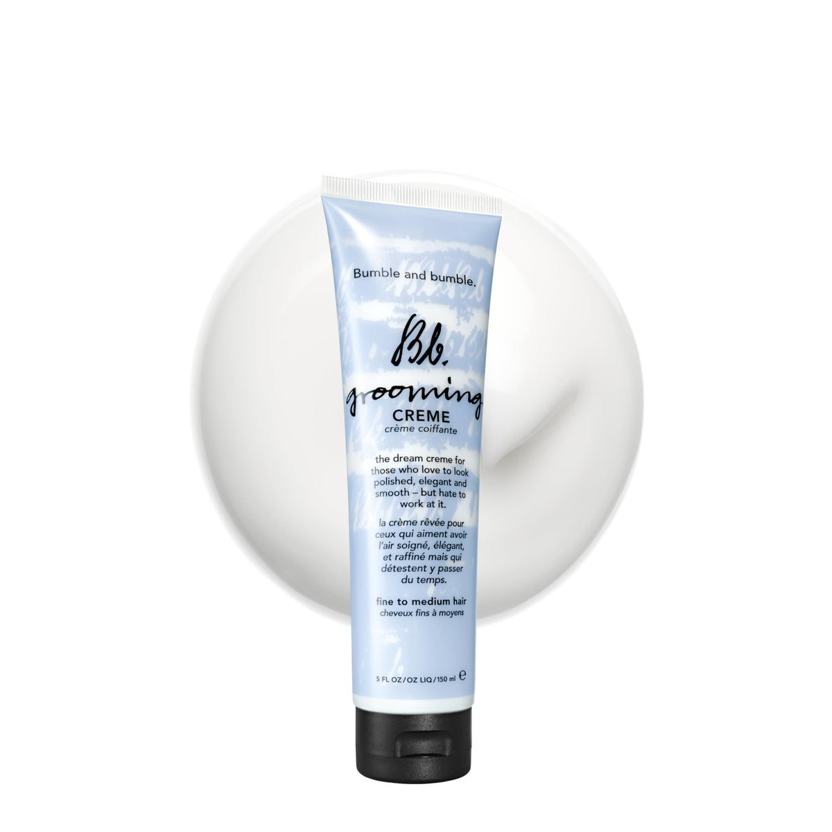 White Smoke Bumble and bumble. Grooming Creme Hair Styling Cream | Smoothing + Subtle Hold | For Fine to Medium Hair, 5 Fl Oz