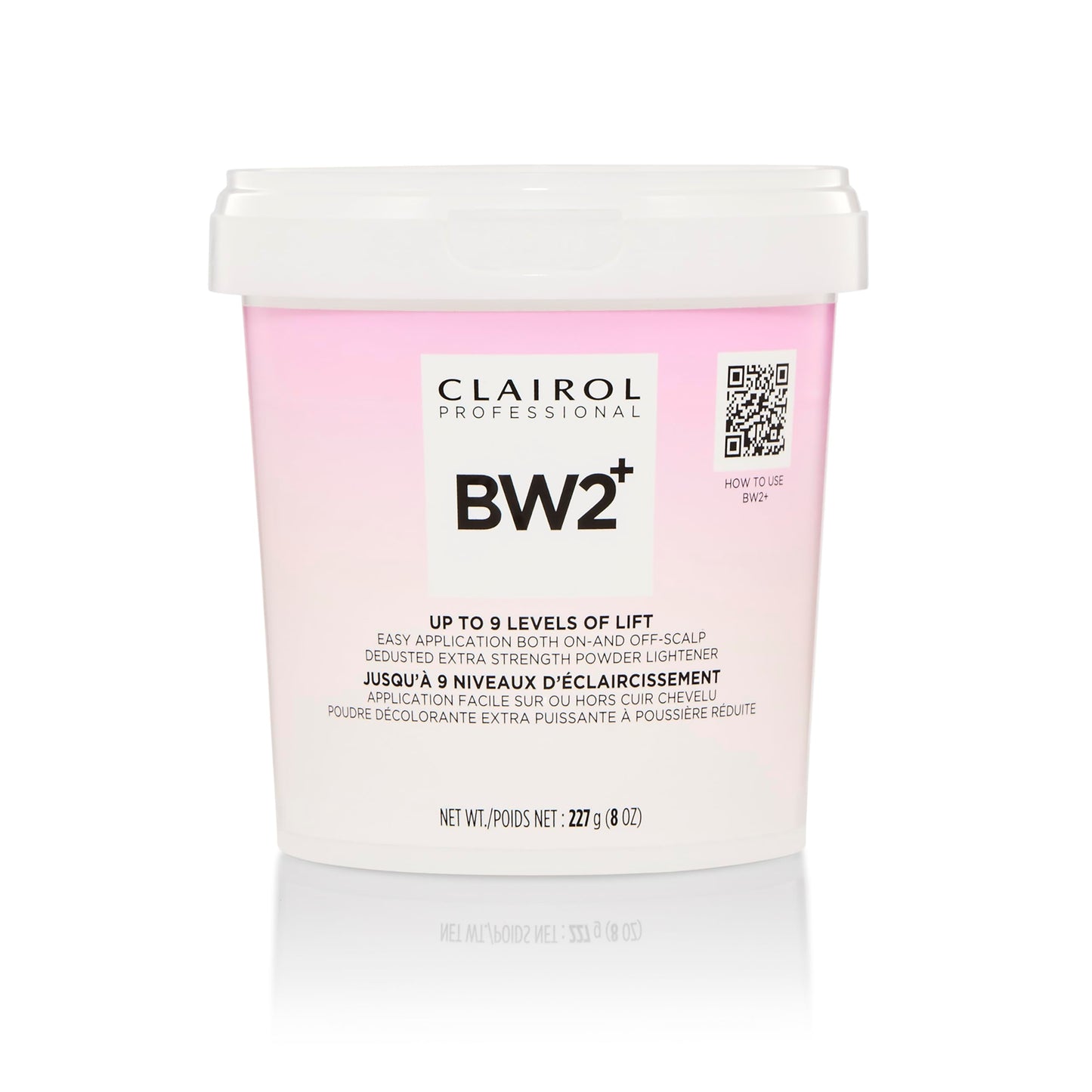 Lavender Clairol Professional BW2+ Dedusted Extra Strength Powder Lightener for Hair Highlights, 8 oz.