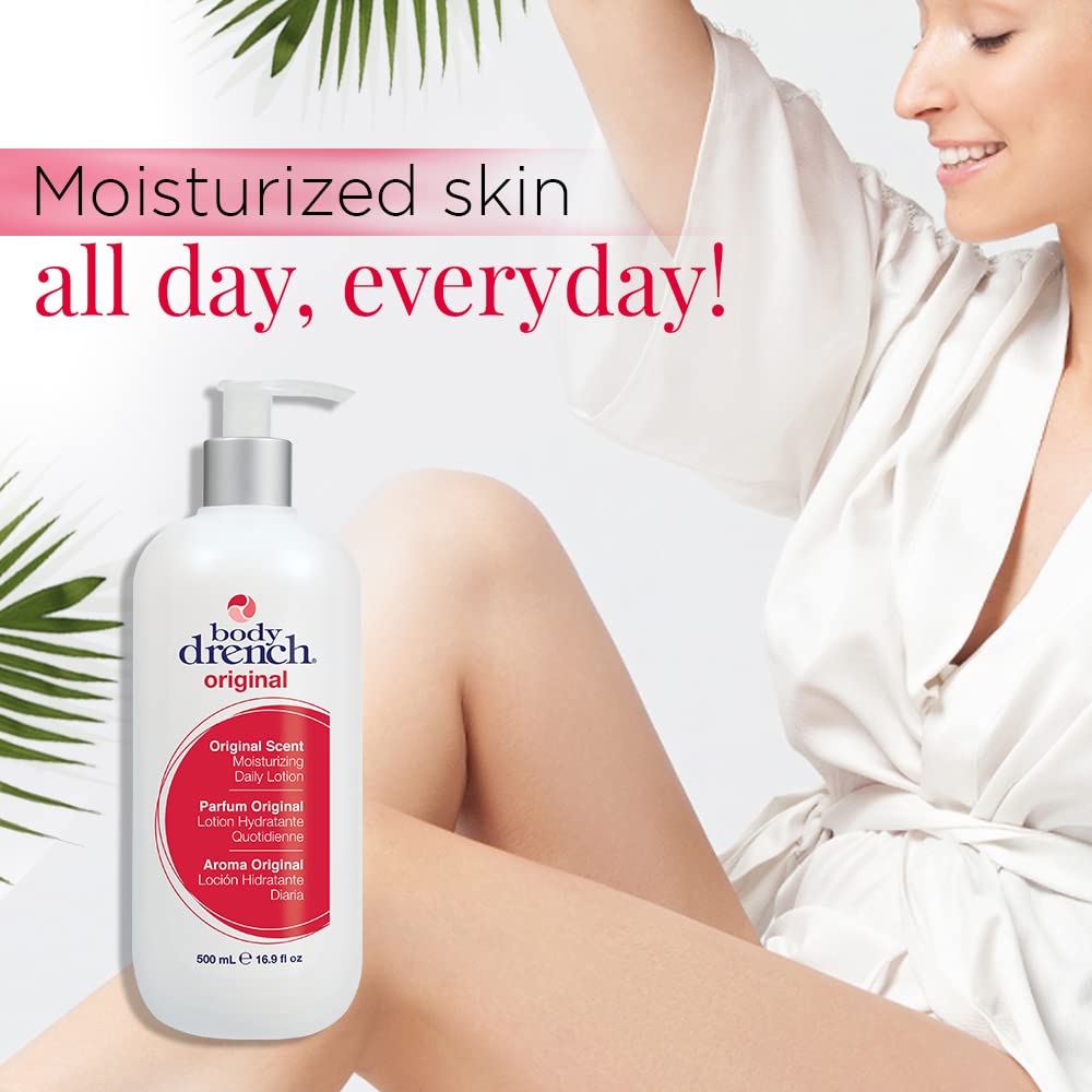 Lavender Body Drench Moisturizing Lotion for all skin types, 16.9oz