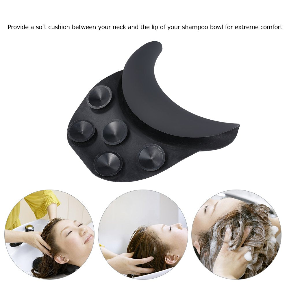 White Smoke Salon Neck Pillow, Shampoo Bowl Gel Neck Rest Cushion Hair Washing Sink Basin Tool 2 Pack