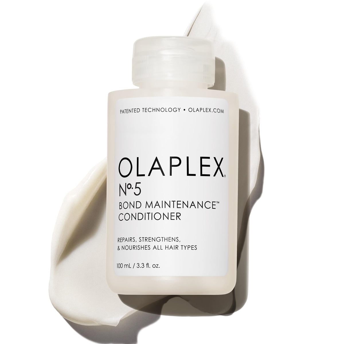 Olaplex Nº.5 Bond Maintenance™ Hair Strengthening Conditioner: Repairs Damage & Defend Against Future Breakage | Reduce Frizz | For Coily, Curly, Straight, and Wavy, 100 mL / 3.3 Fl. Oz.