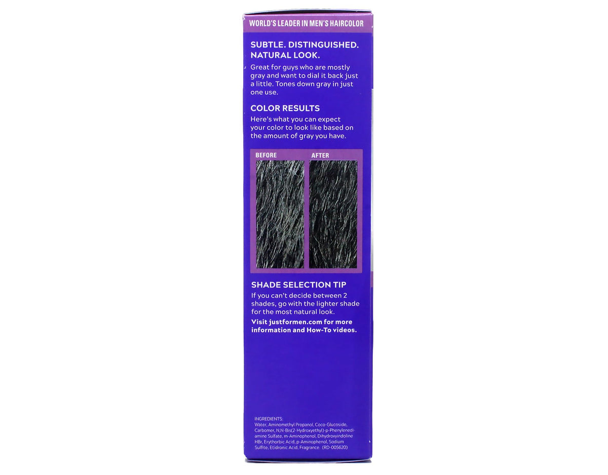 Dark Slate Blue Just For Men Touch of Gray Men's Hair Color, Dark Brown-Black