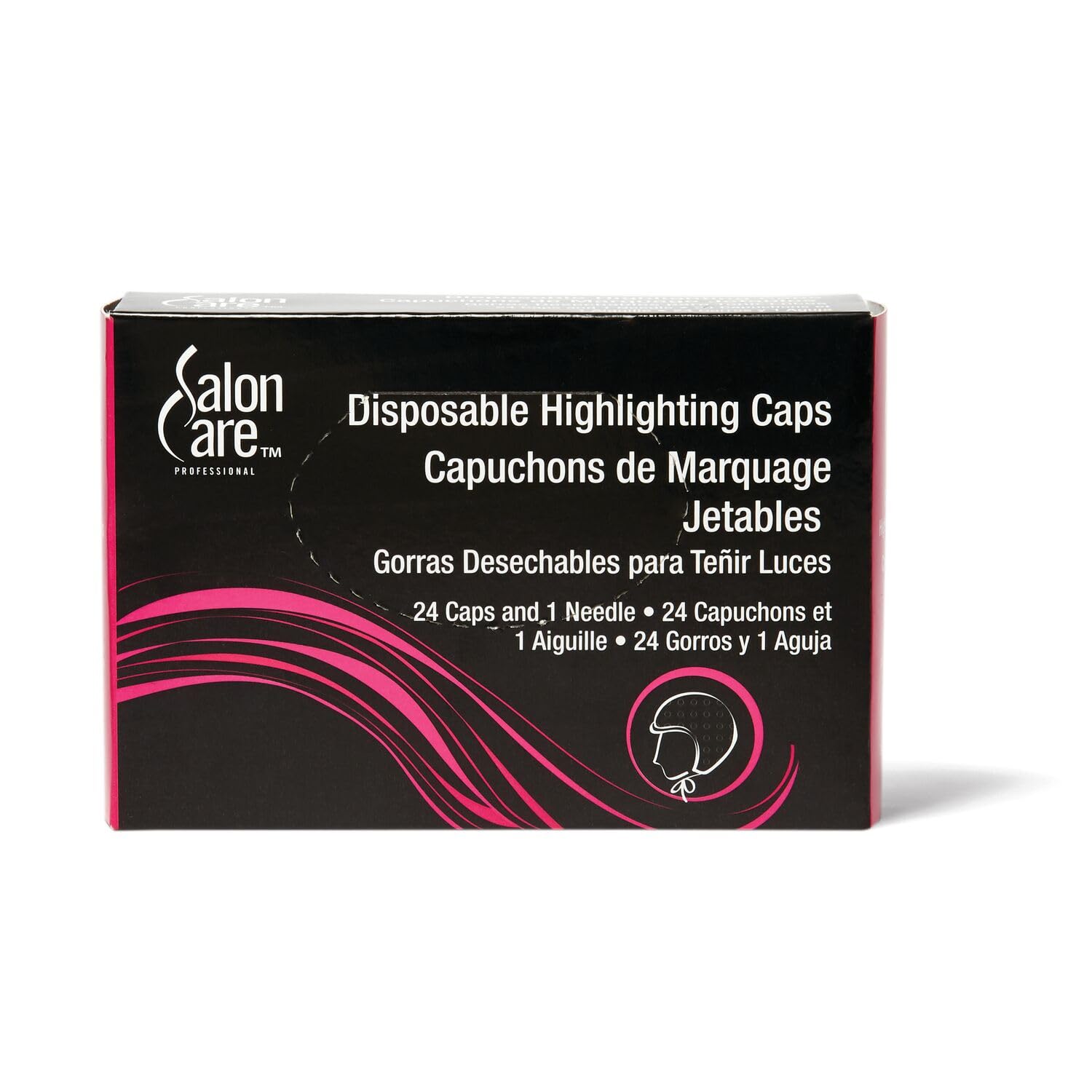 White Smoke Salon Care Disposable Highlighting Cap, easy and convenient, includes Iron Needle
