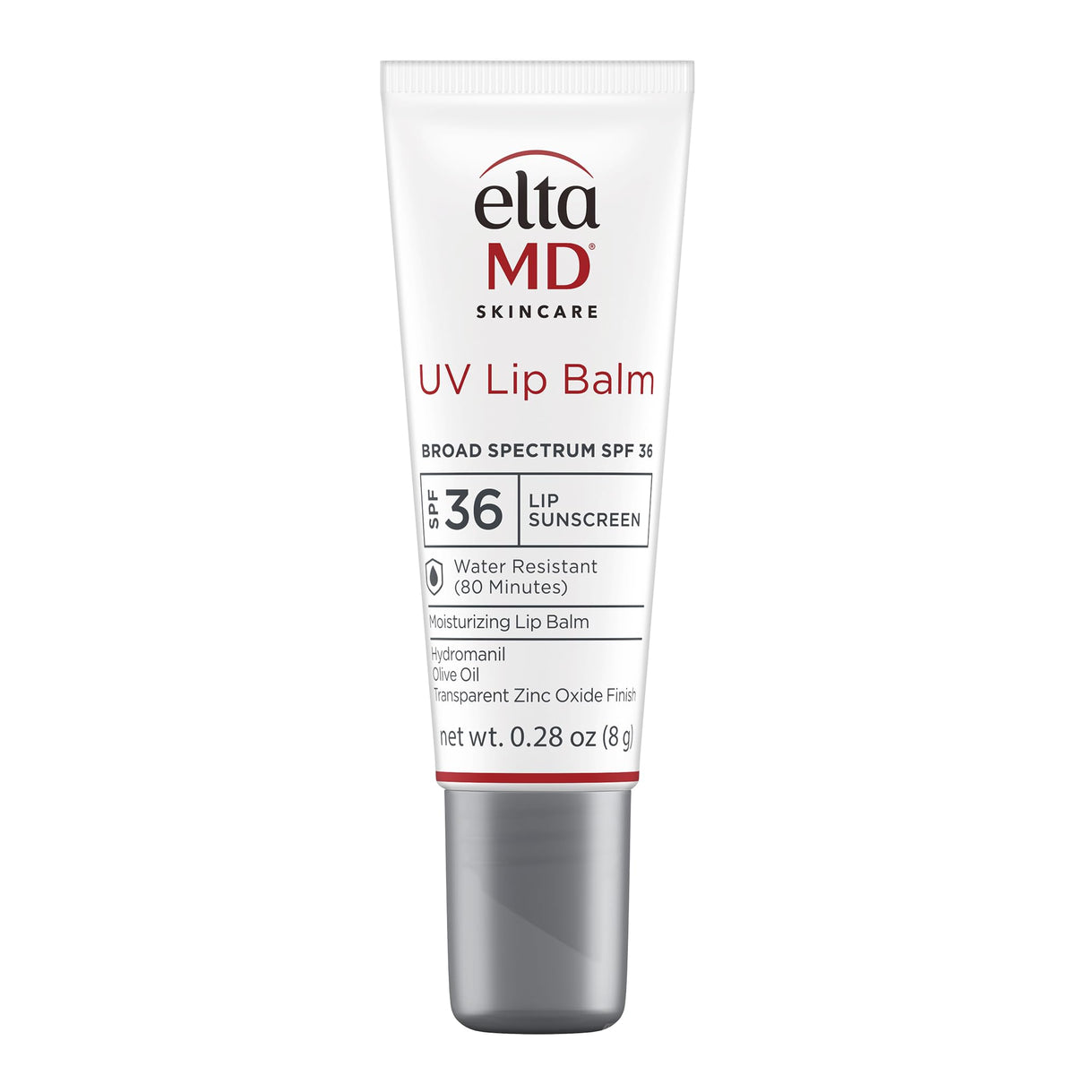 White Smoke EltaMD UV Lip Balm Sunscreen, Transparent Zinc Oxide, SPF 30