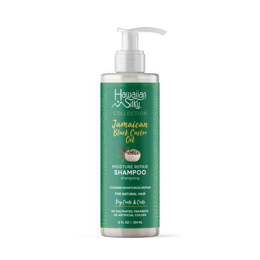 White Smoke Hawaiian Silky Jamaican Black Castor Oil Collection Moisture Repair Shampoo