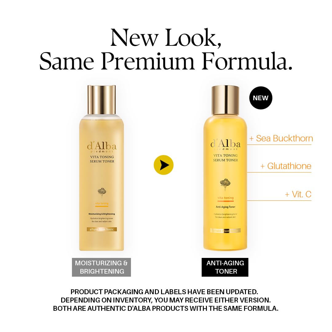 White Smoke d'alba Piedmont White Truffle Vita Toning Serum Toner (6.08 fl. oz)