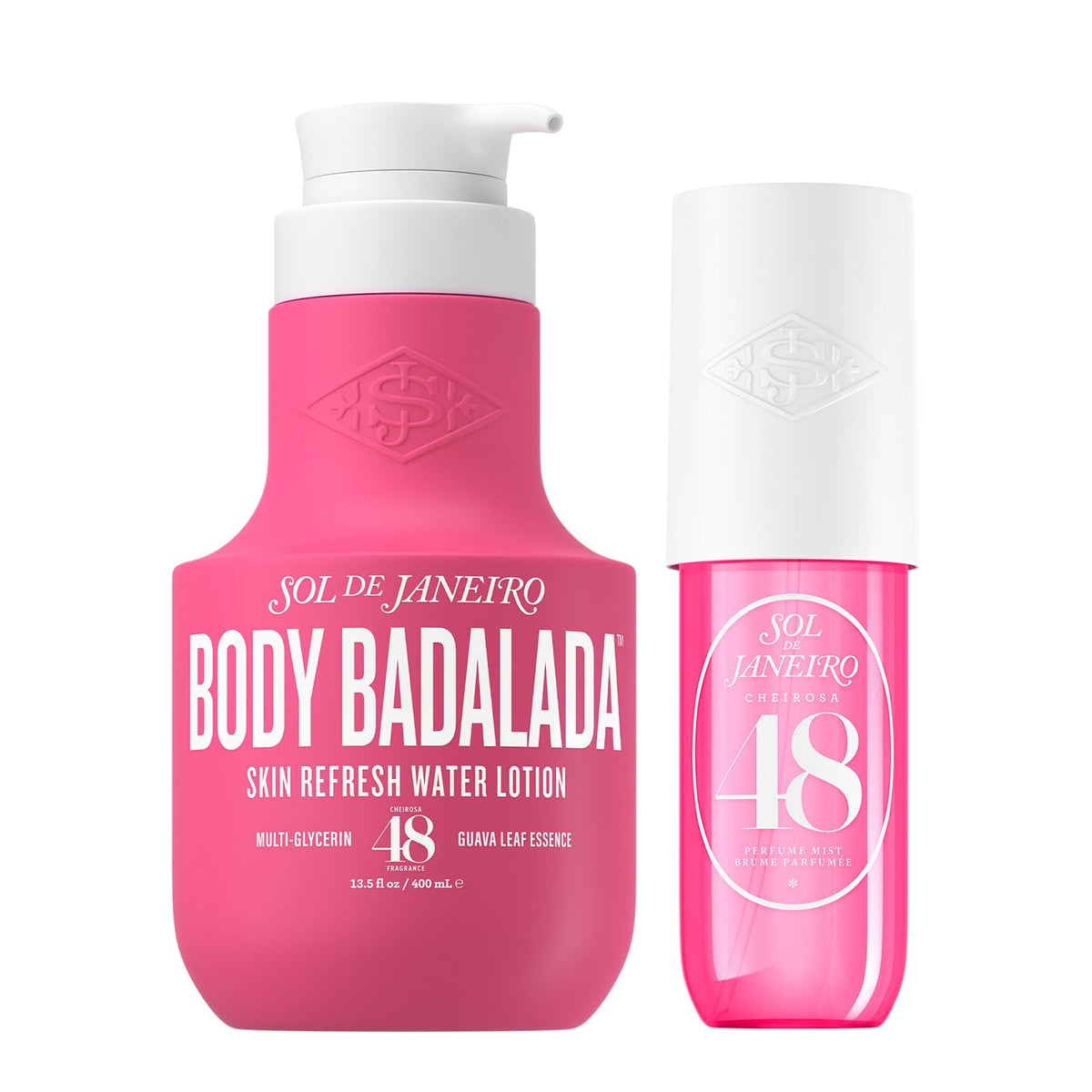 White Smoke Sol de Janeiro Body Badalada Skin Refresh Water Lotion & Cheirosa 48 Mist