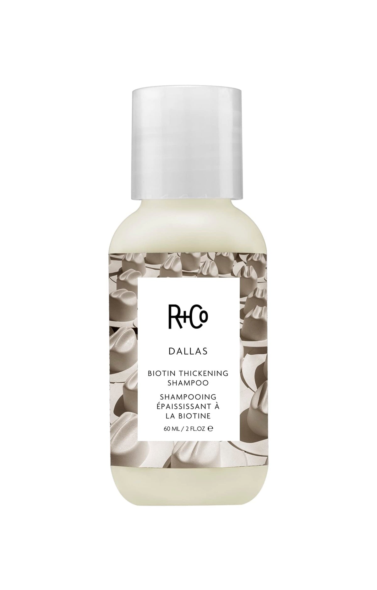 White Smoke R+Co DALLAS Biotin Thickening Shampoo, 1.7 Oz