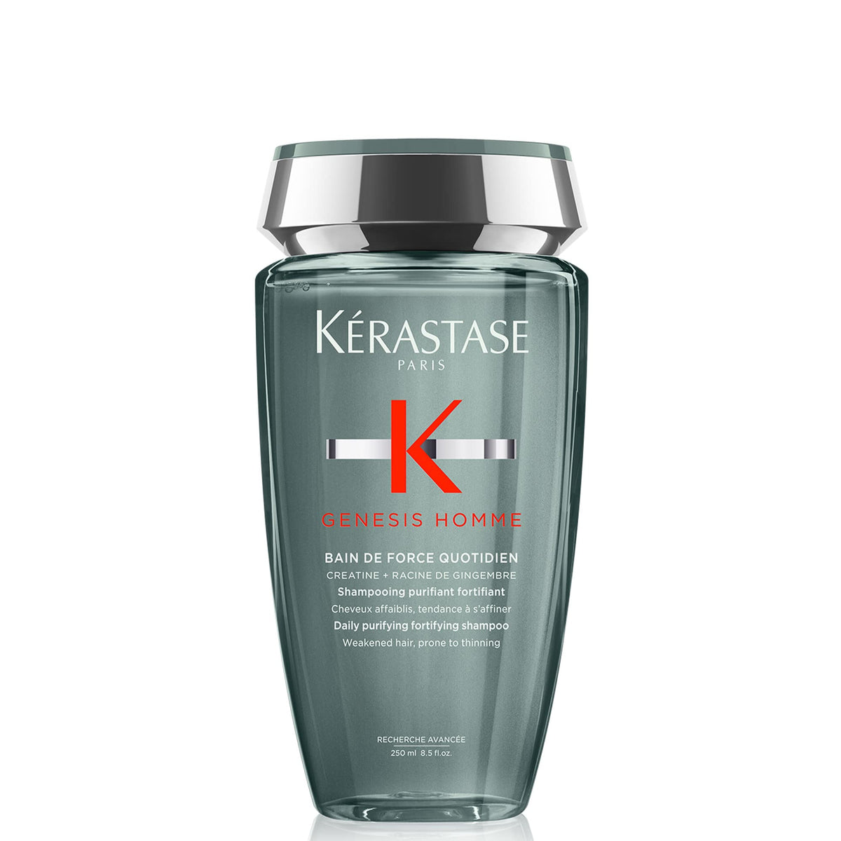 White Smoke Kerastase Genesis Homme Bain De Force Shampoo – For Men, 8.5 Fl Oz