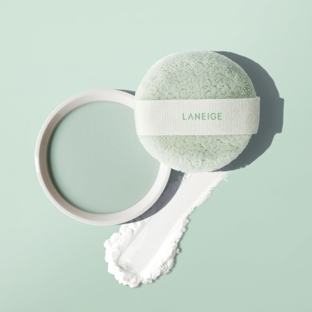 Gray LANEIGE Matin Kim x Neo Blurring Powder: Korean Oil-Control Compact