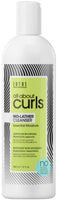 White Smoke ALL ABOUT CURLS No-Lather Cleanser Shampoo | Essential Moisture | Gentle Cleansing | Suds-Free | All Curly Hair Types | Vegan & Cruelty Free | Sulfate Free | 15 Fl Oz