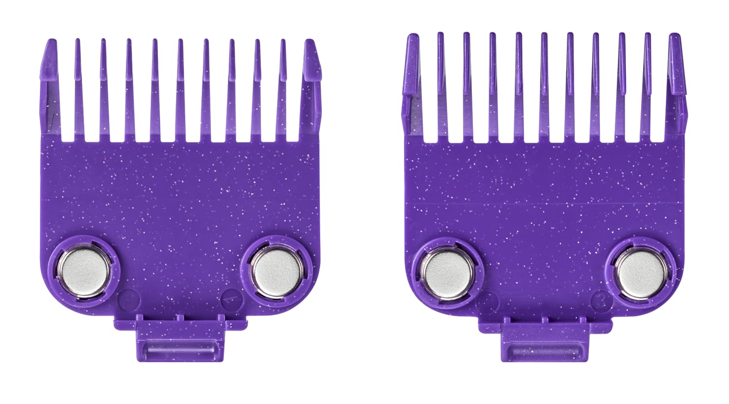 White Smoke Andis 561002 OG Master Dual Magnet Attachment Clipper Guard Set, 2-Pack, Purple