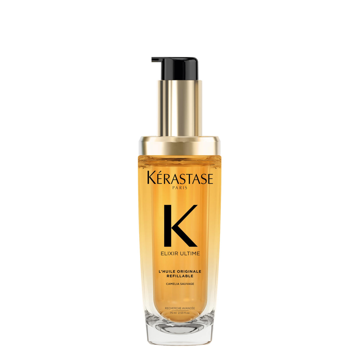 White Smoke Kerastase Elixir Ultime Refillable Oil – For Shine & Hydration