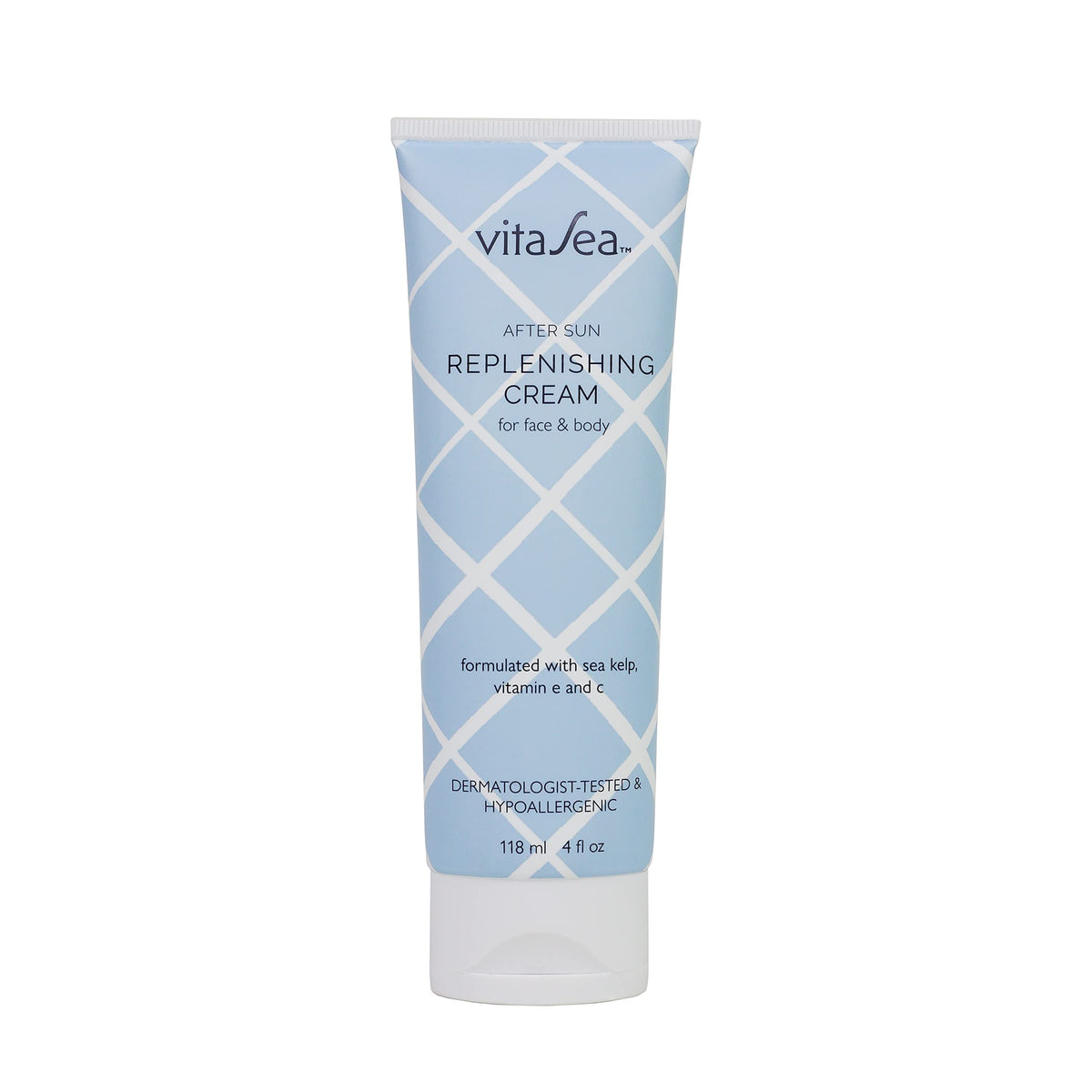 Light Steel Blue Noodle & Boo VitaSea After Sun Replenishing Cream for Face and Body, Refresh, Hydrate & Soothe Heat Exposed Skin, Fast-Absorbing Vegan After Sun Care, Formulated with Sea Kelp, Vitamin E & C, 4 Fl Oz