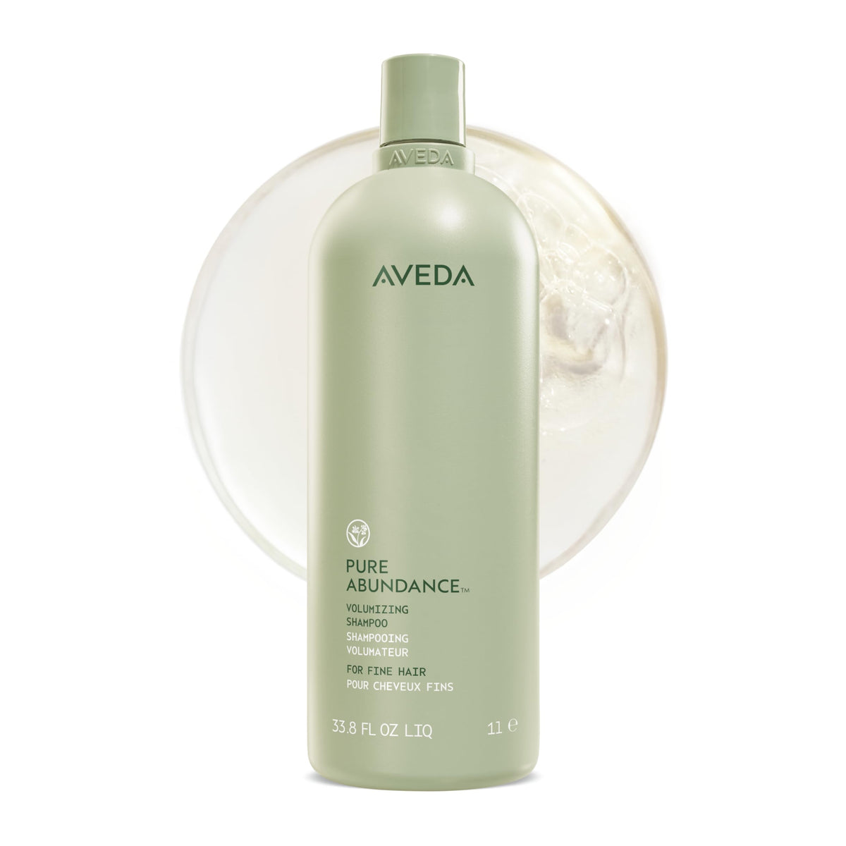 White Smoke AVEDA Pure Abundance Volumizing Shampoo | Shampoo For Fine Hair | Removes Product Build-Up And Excess Oil | 4X More Volume* | Notes of Jasmine, Peppermint, Pamarosa and Ylang Ylang | 6.7 Fl Oz