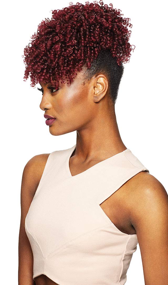 White Smoke HOTTIE (1 Jet Black) - Outre Timeless Pineapple Pony Synthetic Drawstring Ponytail