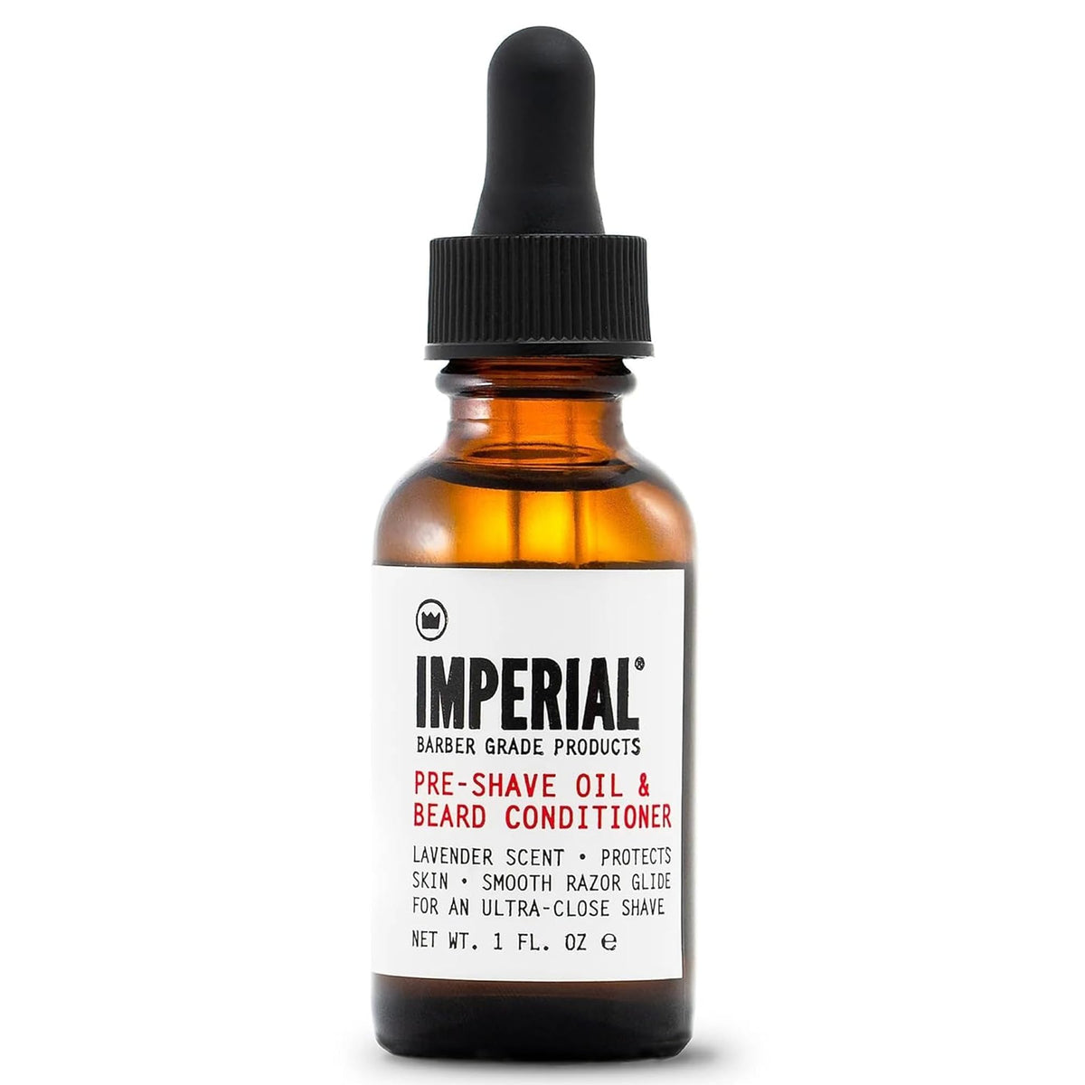 White Smoke Imperial Barber Grade Products | Pre-Shave Oil & Beard Conditioner, 1 oz