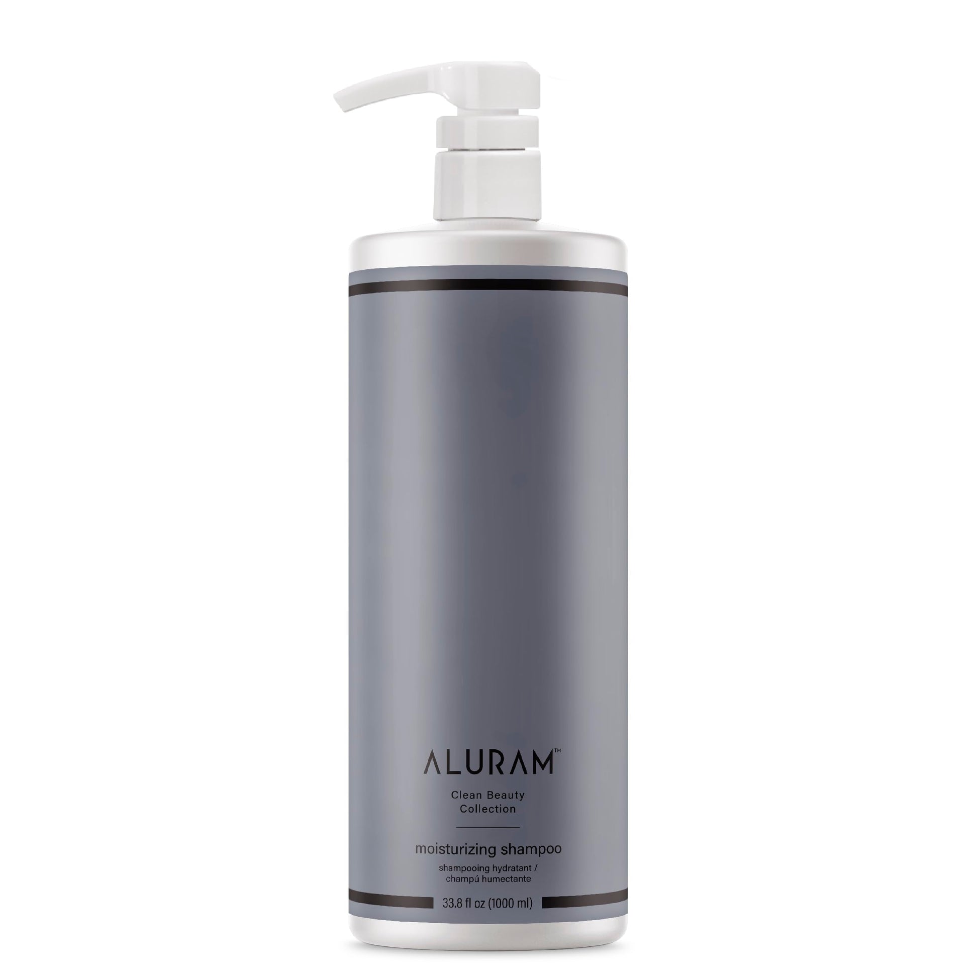 White Smoke ALURAM Coconut Water Moisturizing Shampoo for Men and Women, Clean Hydration and Shine for Medium to Coarse Textured Hair, 33.8 Fl Oz