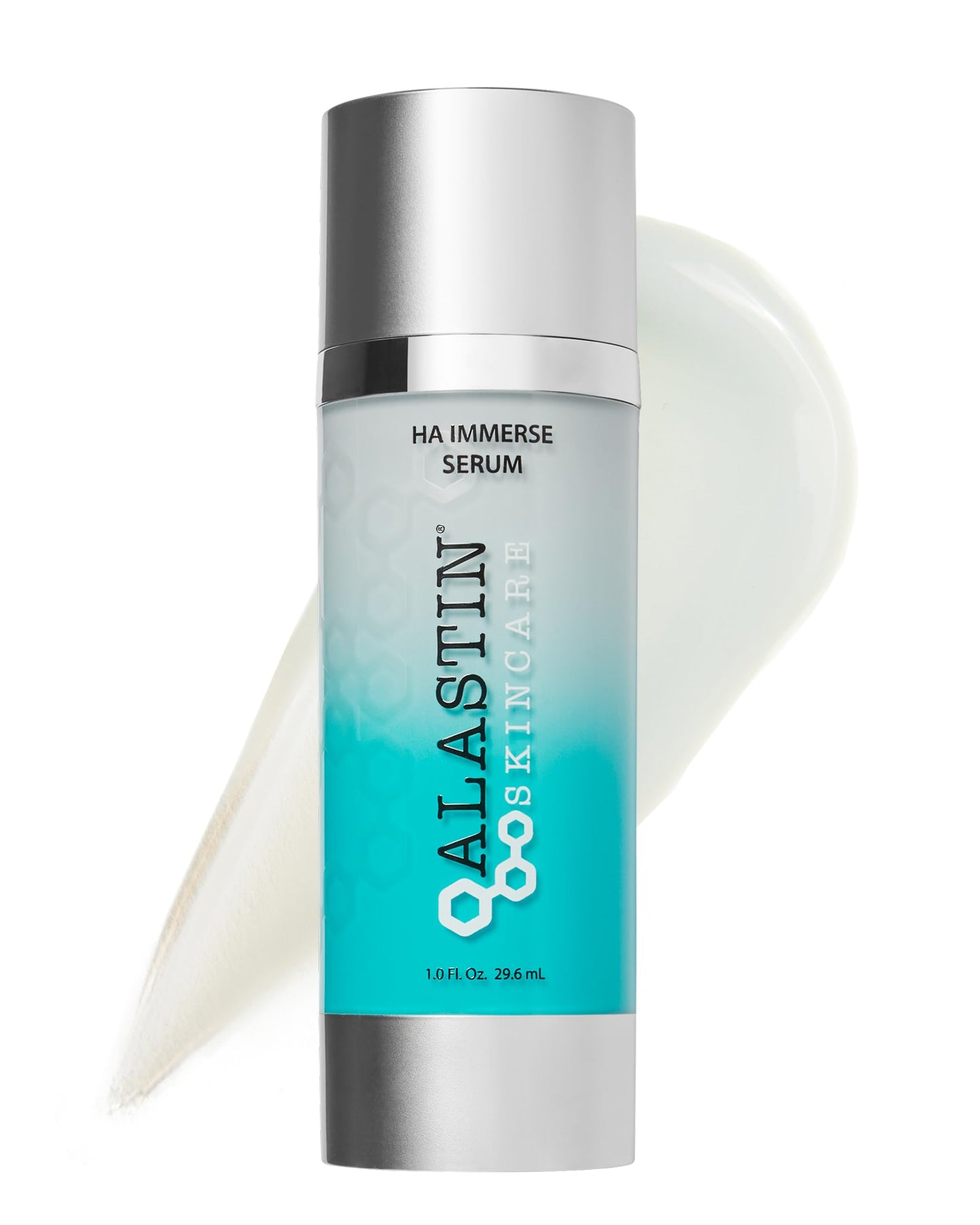 White Smoke ALASTIN Skincare Hyaluronic Acid HA IMMERSE Moisturizing Face Serum (1 oz) | Restorative Serum Combats Dry, Dehydrated Skin | For Radiant, Glowing Skin