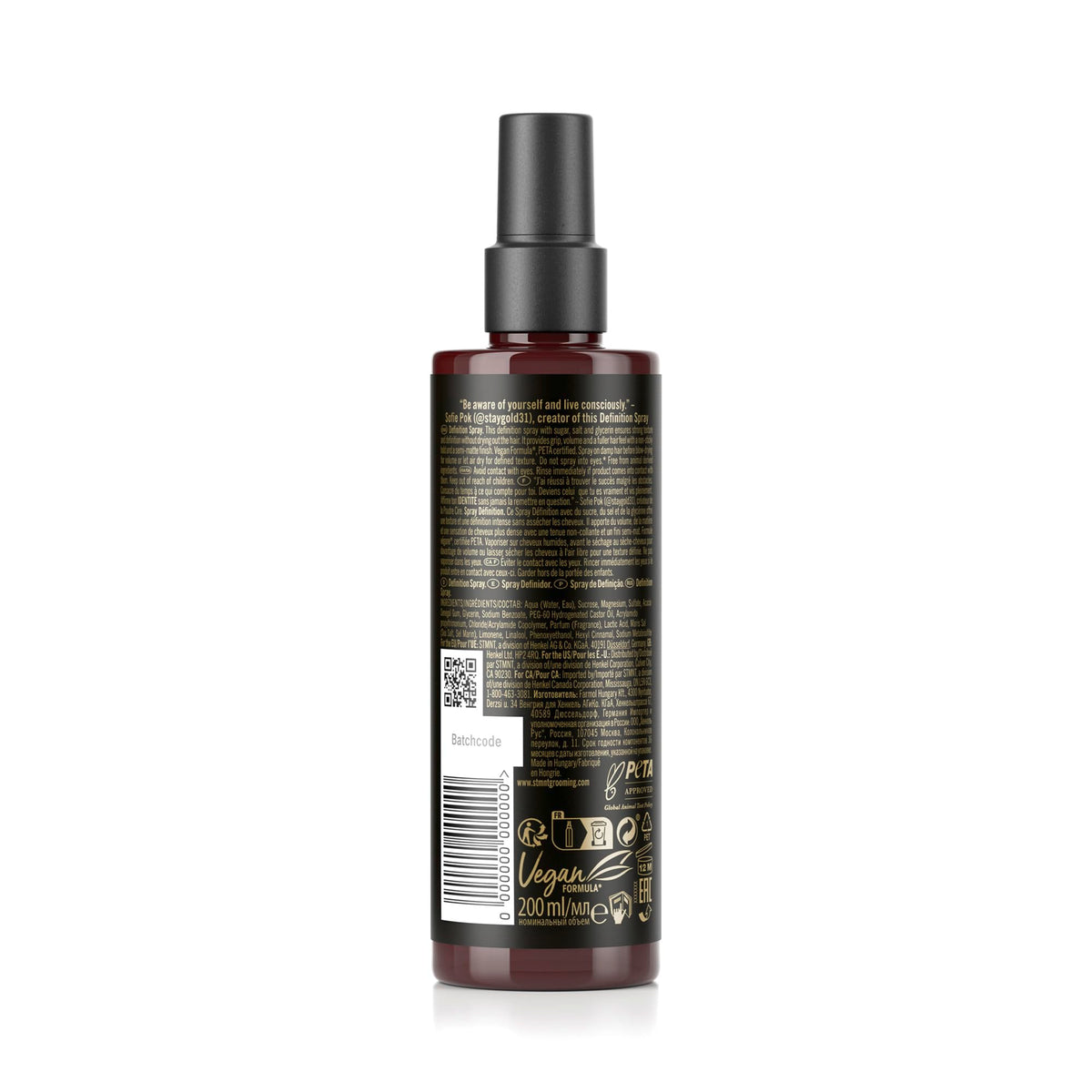 White Smoke STMNT Grooming Goods Definition Spray, 6.76 fl. oz | Strong Texture | Semi-Matte Finish
