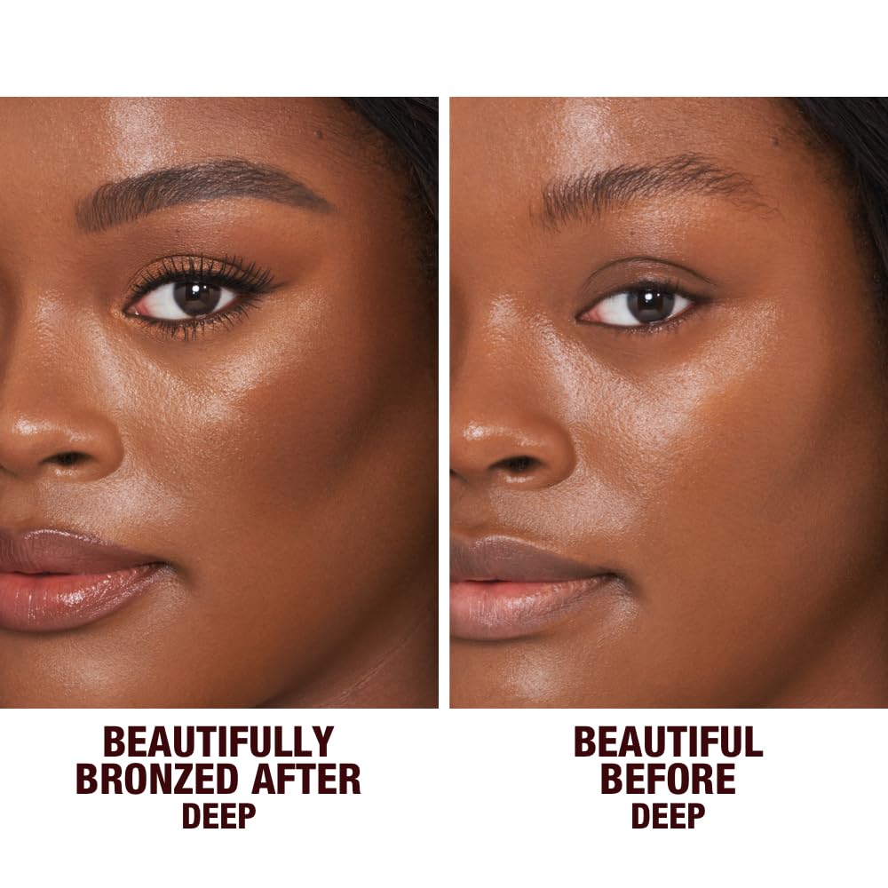 White Smoke Charlotte Tilbury Beautiful Skin Face & Body Cream Bronzer Makeup