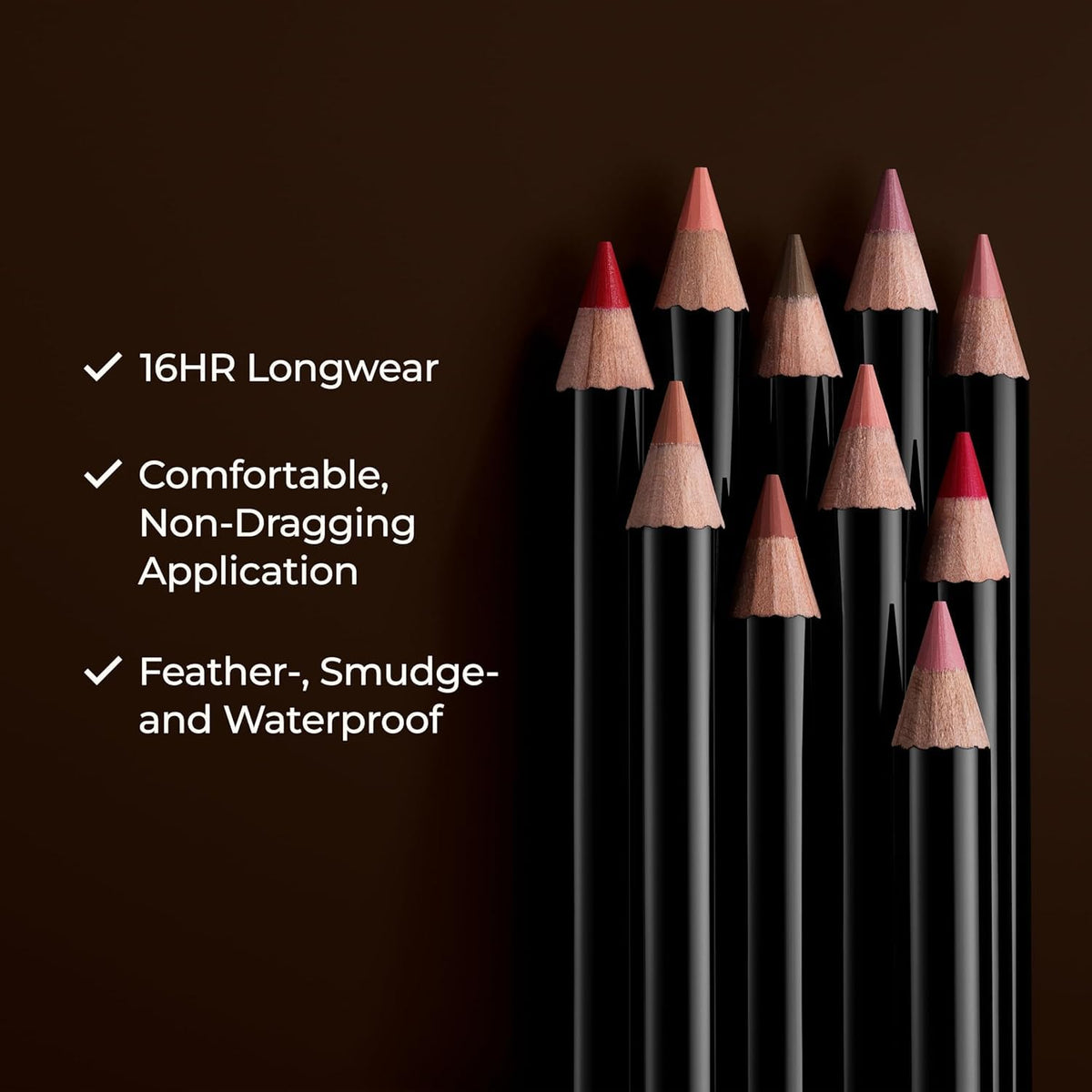 Black Laura Mercier Caviar Lip Liner Pencil, 05 Rosewood, 0.04 oz