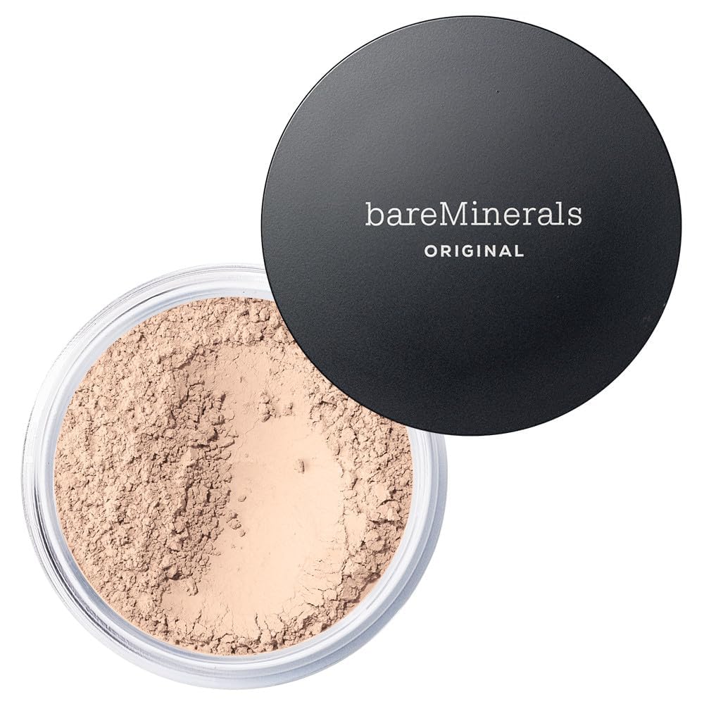 White Smoke Original Loose Powder Foundation SPF 15, Fairly Medium 05, Vegan, Cruelty-Free & Dermatologist-Tested
