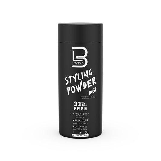 Dark Slate Gray L3 Level 3 Styling Powder - Natural Look Mens Powder - Easy to Apply with No Oil or Greasy Residue (Small - 30 Grams)