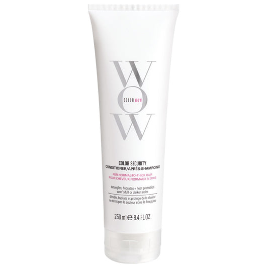 White Smoke COLOR WOW Color Security Conditioner for Normal to Thick Hair – Rich hydration for thick, coarse, curly hair | Detangles, nourishes + adds shine with Avocado Oil| Color safe | Heat protection
