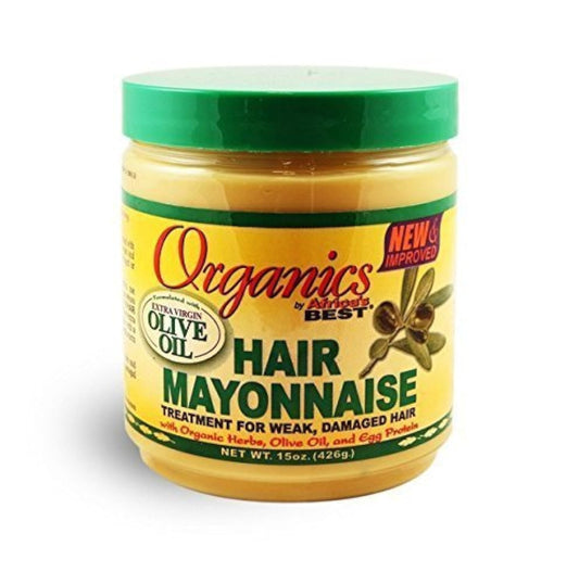 White Smoke ORS Africa's Best Organics Hair Mayonnaise 15 oz (Pack of 2)