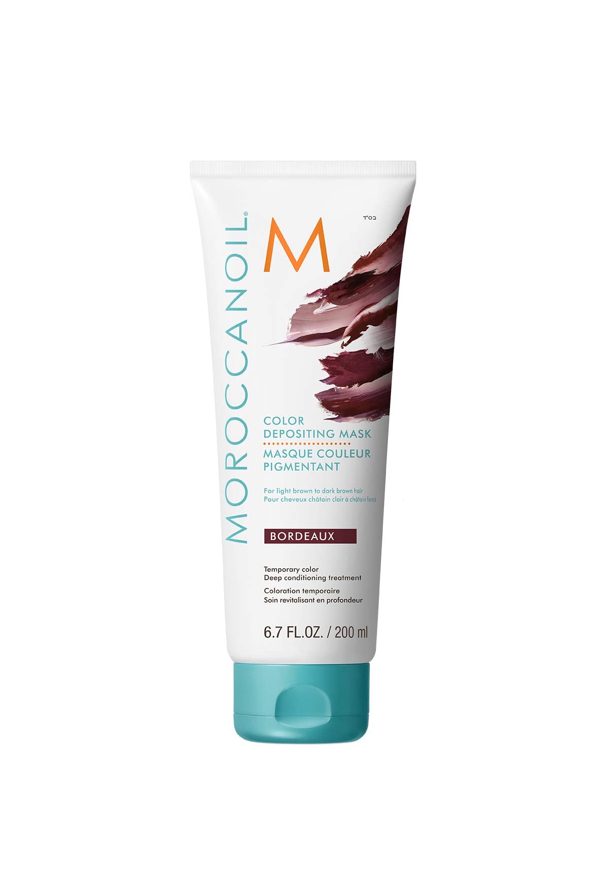 White Smoke Moroccanoil Color Depositing Hair Mask, Bordeaux, 6.7 oz