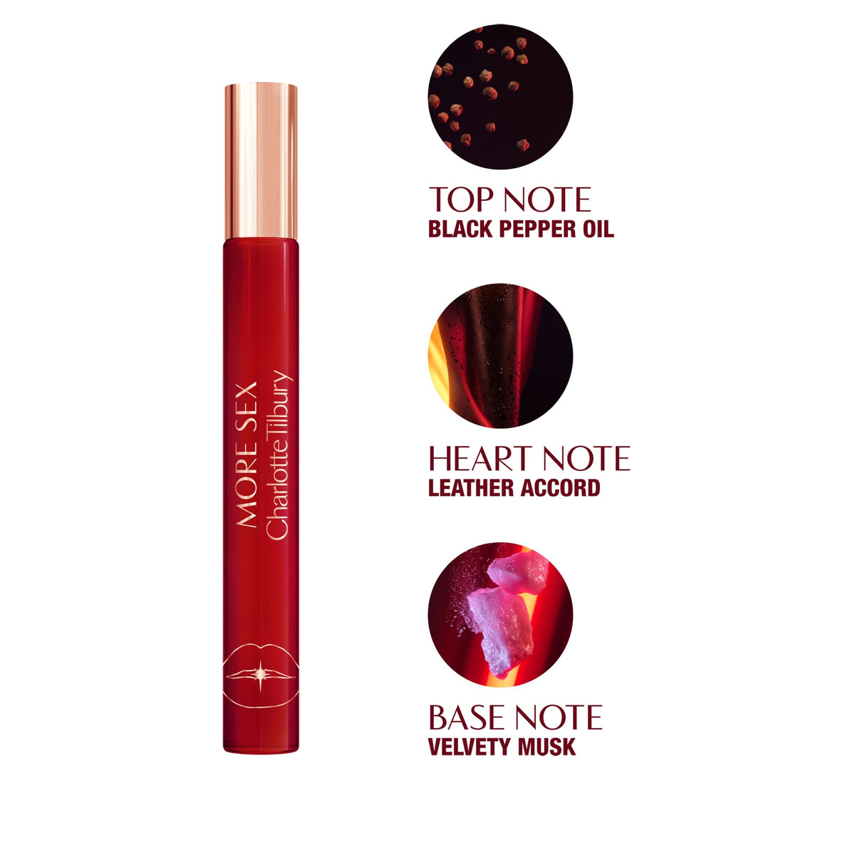 White Smoke Charlotte Tilbury More Sex Eau De Parfum - Pheromone Enhancing Sandalwood Perfume with Naturally-Derived Oils - Long-Lasting Scent with Notes of Black Pepper, Velvety Musk & Ambery Wood