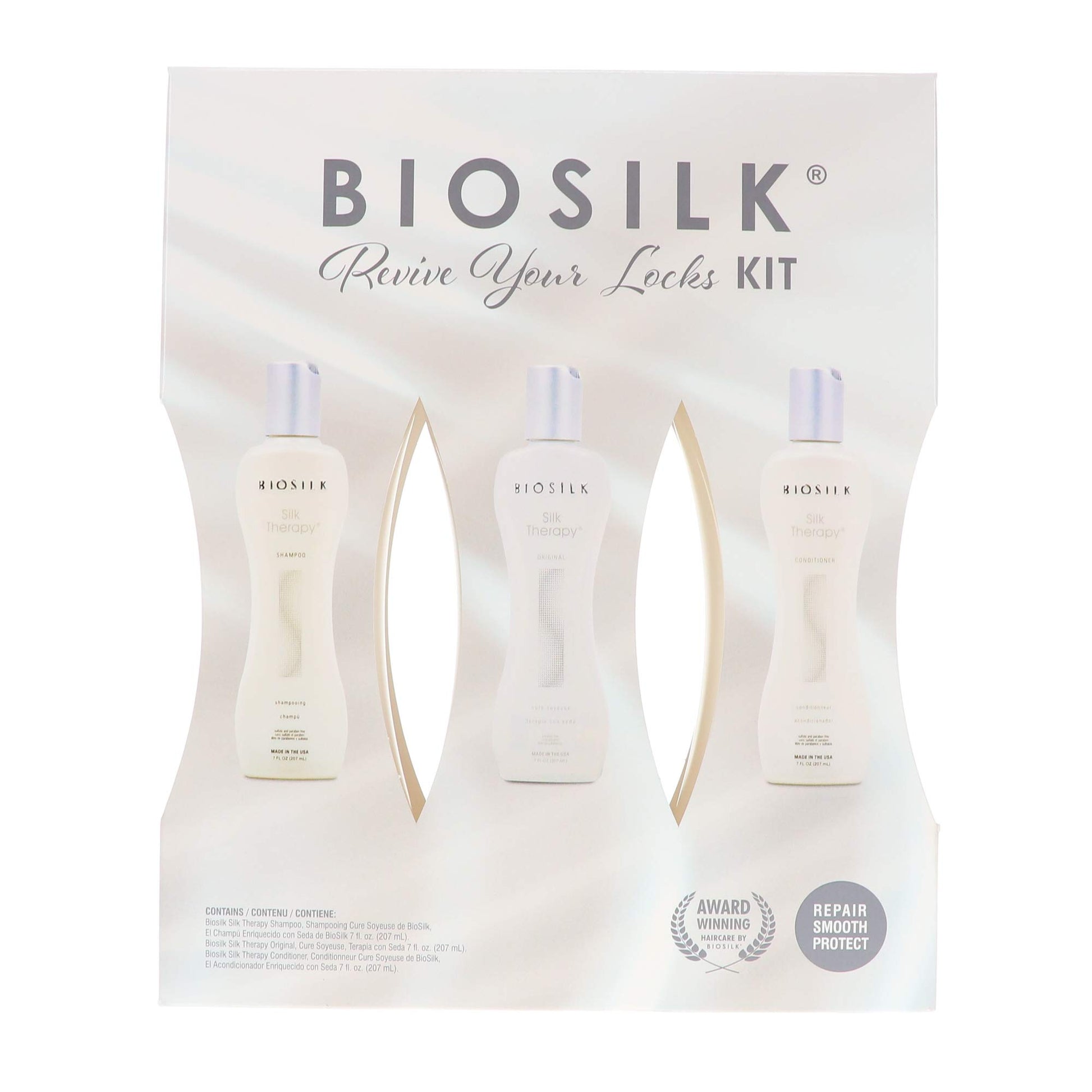 Lavender BioSilk Therapy Trio Shampoo Conditioner Original, 7 Fl Oz (Pack of 3)