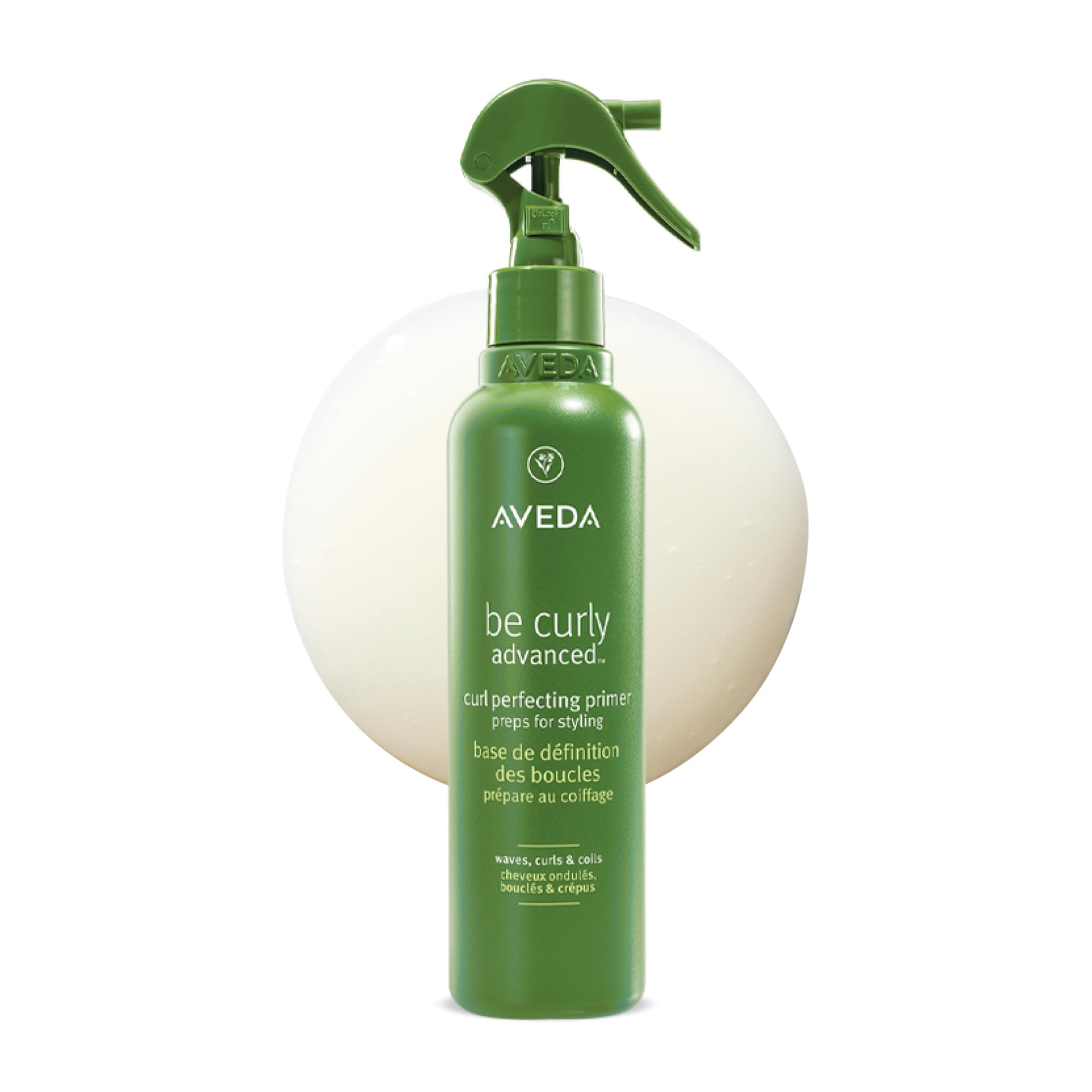 White Smoke Aveda Be Curly Advanced Curl Perfecting Primer | for Wavy, Curly & Coily Hair | Detangles & Smooths | Products Against Humidity, Reduces Frizz | Silicone Free | 97% Naturally Derived*, 6.7 Fl Oz