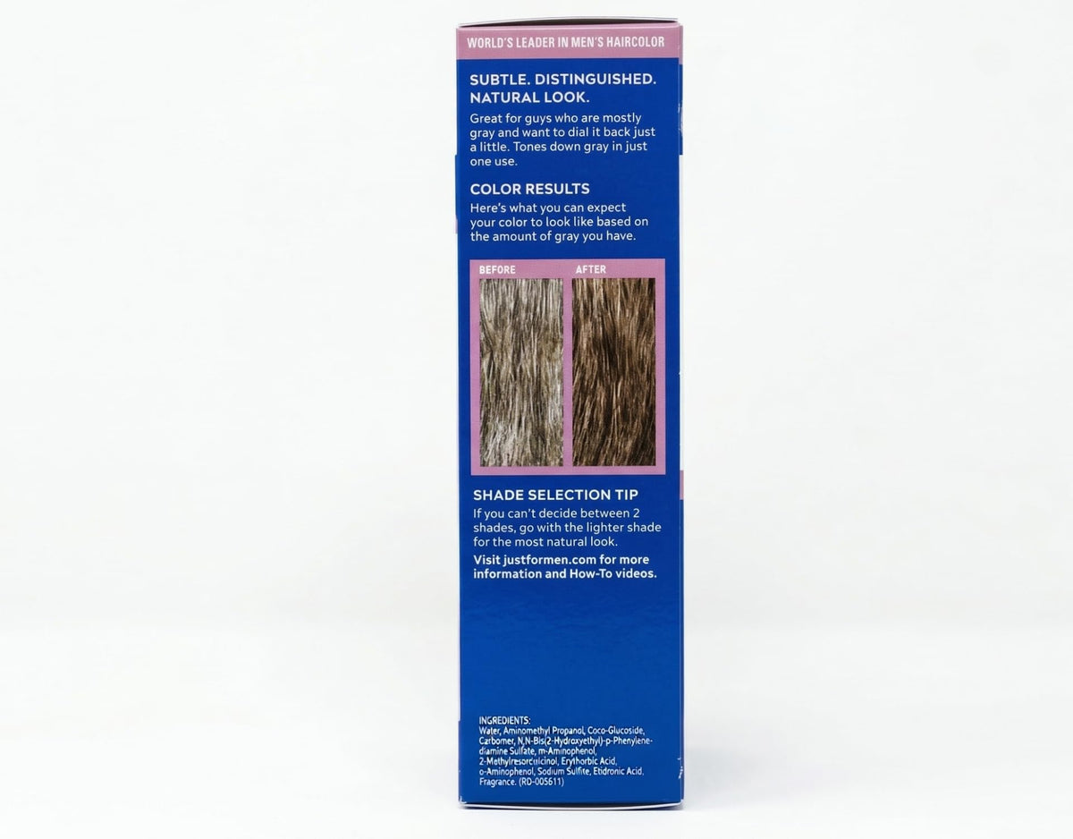 Midnight Blue JUST FOR MEN Touch of Gray Hair Treatment T-45 Dark Brown, 1 Each (Pack of 12)