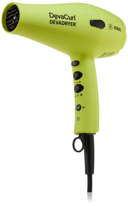White Smoke DevaCurl DevaDryer + DevaFuser Featuring Curl Flexible Alternating Ionic Technology